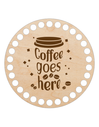 Baza do szydełkowania z grawerem -...