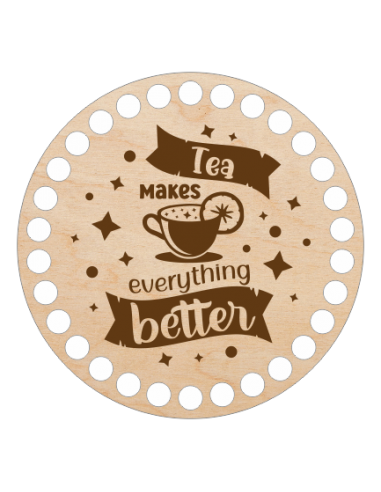 Baza do szydełkowania z grawerem -...