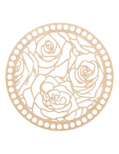 Baza do szydełkowania - Róże