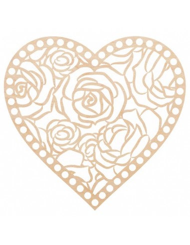 Baza do szydełkowania - Serce - WZ31-...