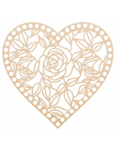Baza do szydełkowania - Serce - WZ33-...