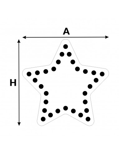Baza do szydełkowania - pełna - gwiazda