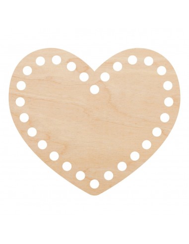 Baza do szydełkowania - pełna - serce
